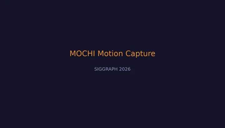 MOCHI: как улучшить motion capture для совместных взаимодействий человека и объекта
