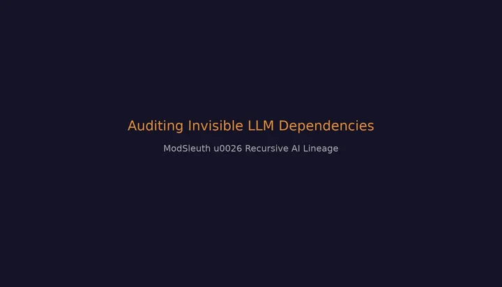 Аудит невидимых зависимостей LLM: как ModSleuth раскрывает рекурсивную родословную ИИ