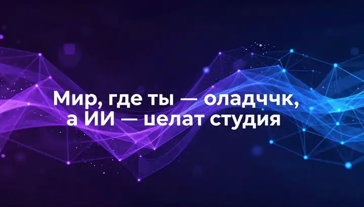 Мир, где ты — заказчик, а ИИ — целая студия