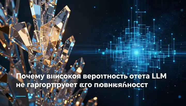 Почему высокая вероятность ответа LLM не гарантирует его правильность