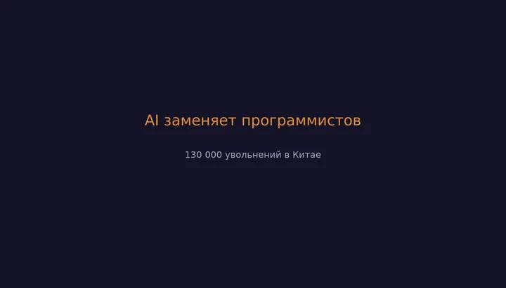 AI заменяет программистов: 130 000 увольнений и урок 22-летнего ветерана
