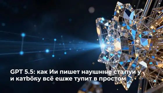 GPT-5.5: как ИИ пишет научные статьи и почему всё ещё тупит в простом