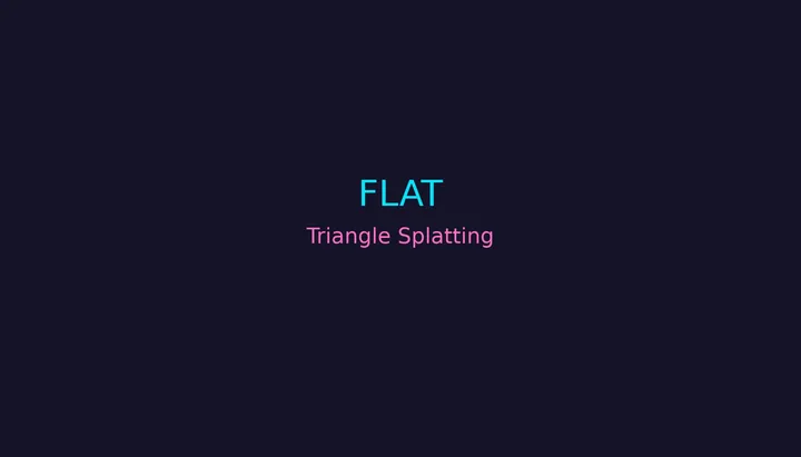 FLAT: как треугольники заменили гауссовы blobs для генерации 3D-сцен