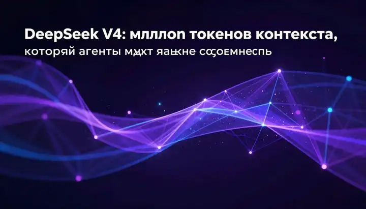DeepSeek-V4: миллион токенов контекста, который агенты могут реально использовать