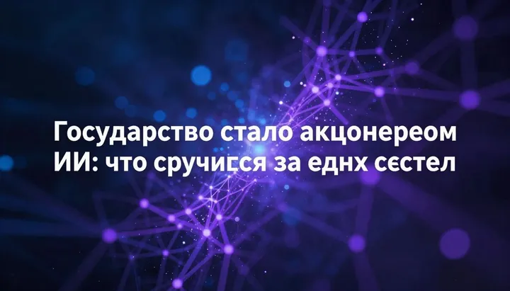 Государство стало акционером ИИ: что случилось за одну неделю